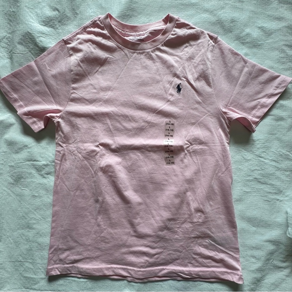 Ralph Lauren Pink Short Sleeve Polo Tee
